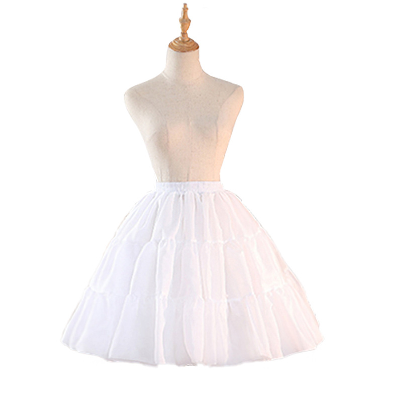 Pannon Lolita Lolita Daily Boneless Crystal Yarn Violent Pouce Dress Pannon Adjustable cos Petticoat All-Match