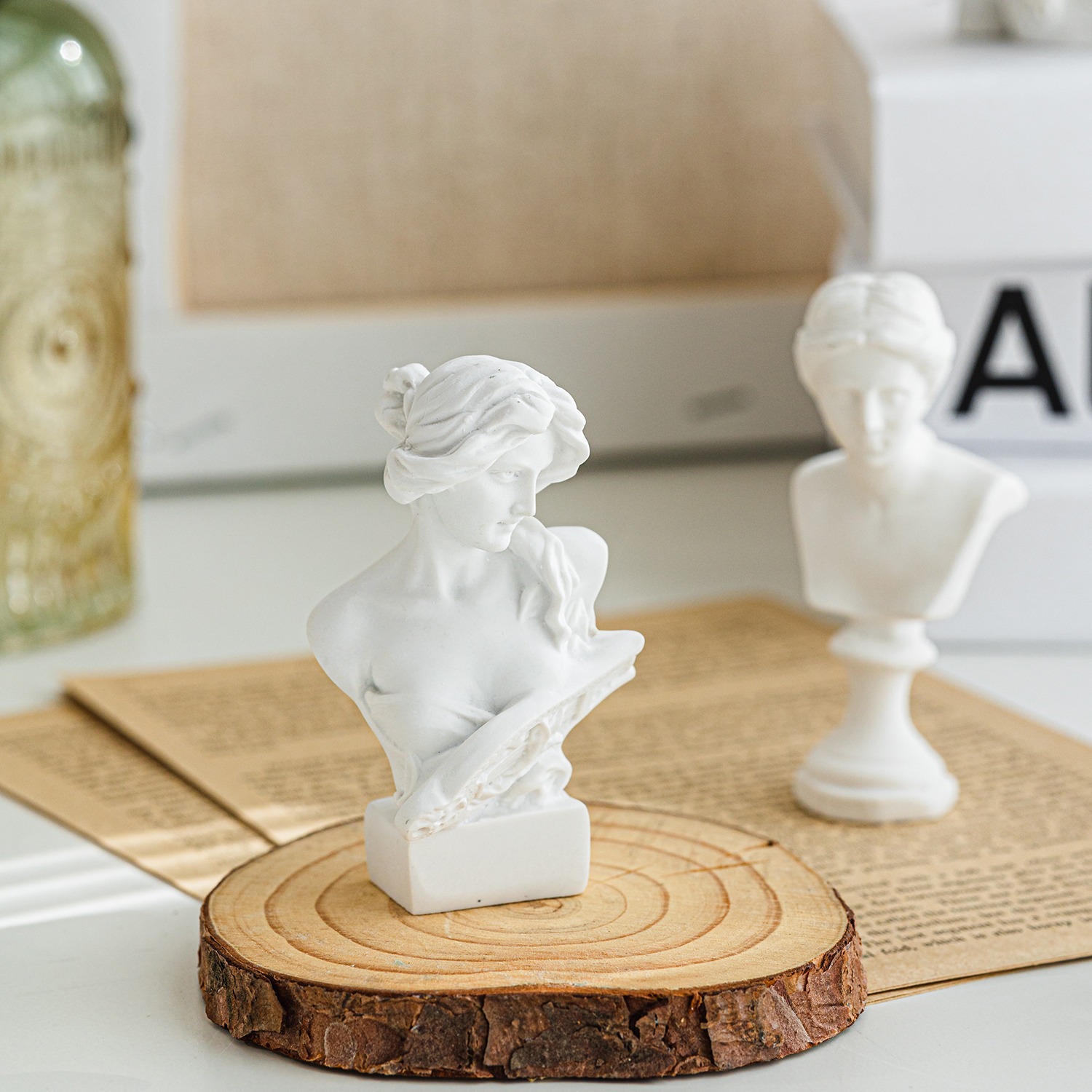 ins Photo Props Venus Xiaowei Ornaments Mini Figurines Resin Like Ornaments Decorative Shooting Props