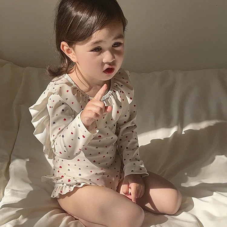 Cartoon printing girls' swimwear female baby summer backless one-piece swimsuit tide children's out-of-home swimwear wholesale