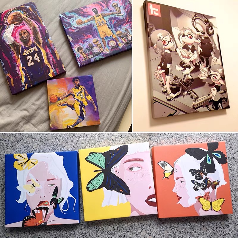 Cross-border oil painting frame diy decorative painting solid wood inner frame digital oil painting frame stretch frame stitching combo box wholesale