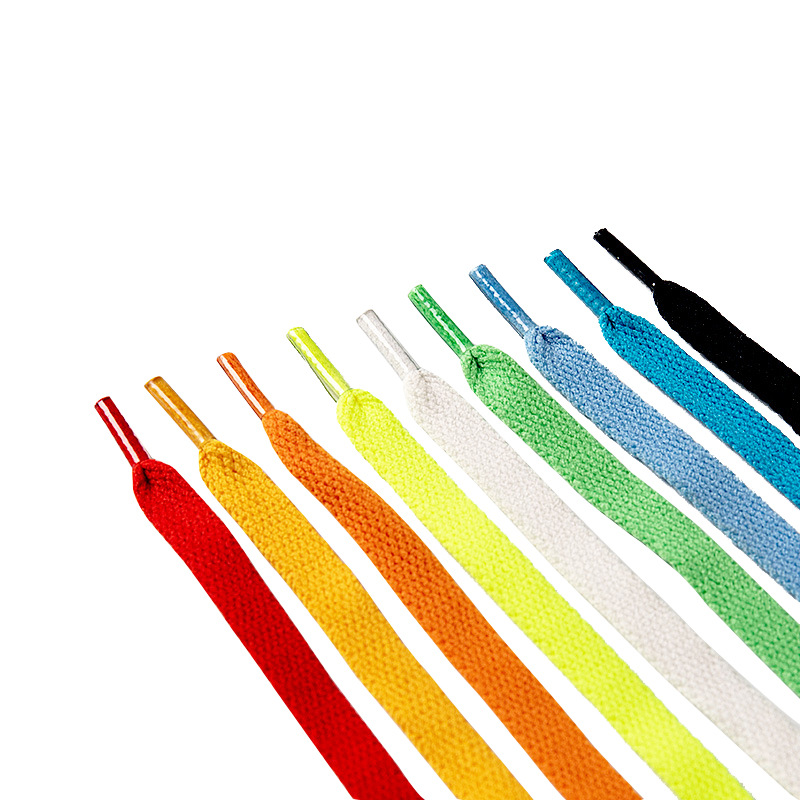 8mm wide single layer shoelace flat factory wholesale shoelace aj1 air force one shoelace rope a pair of universal shoelaces