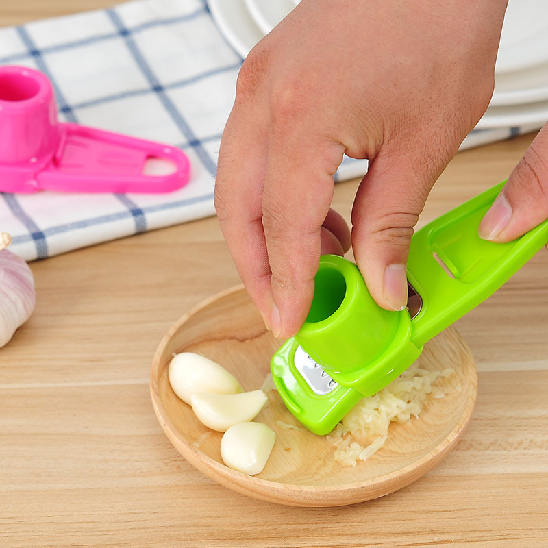 Creative multi-functional garlic grinder garlic Paster kitchen small tool Ginger Grinder ABS new material garlic cutter wholesale