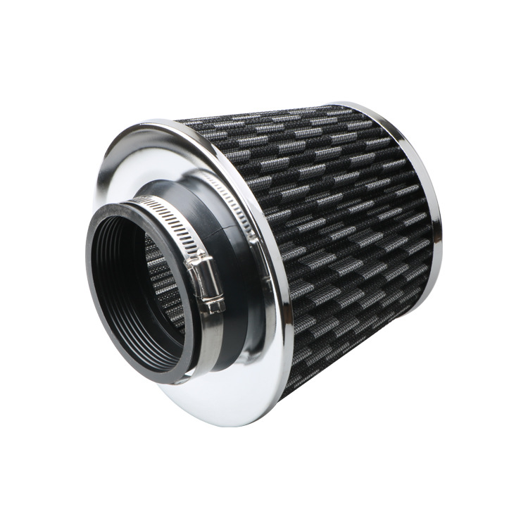 Car modified mushroom head air filter large flow intake mushroom head air filter 76mm Universal diameter