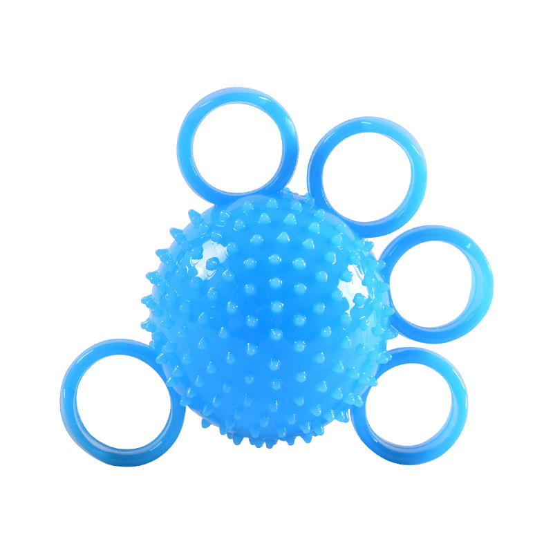 TPR four-finger hedgehog ball primary grip strength training soft ball elderly rehabilitation partial paralysis wind massage finger strength ball hand training