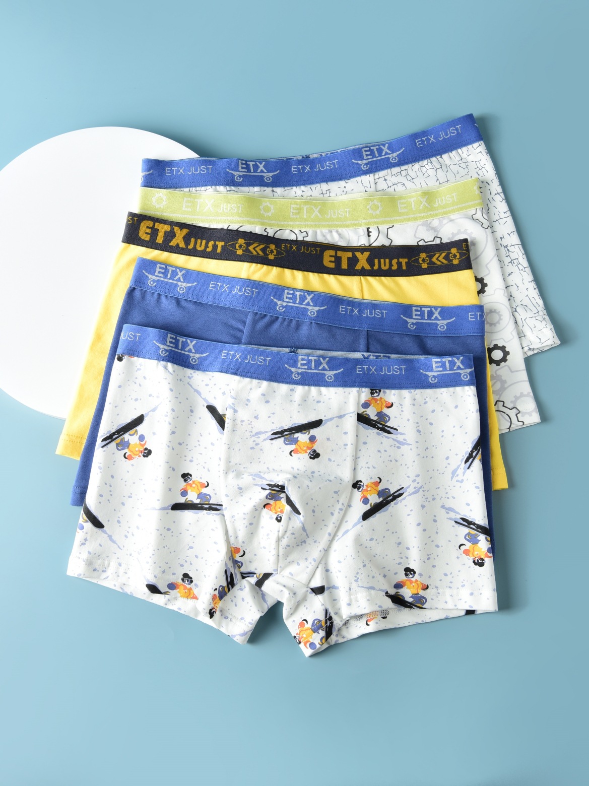 Teenagers boys' underwear cotton children's boxers Class A Boys' shorts middle and big children's boxers factory wholesale