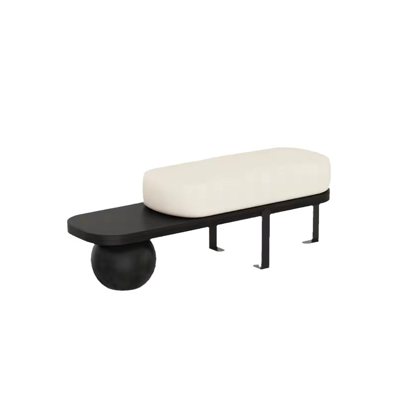 Nordic creative personalized long stool solid wood shoe changing stool home door wearing stool entrance leisure short stool