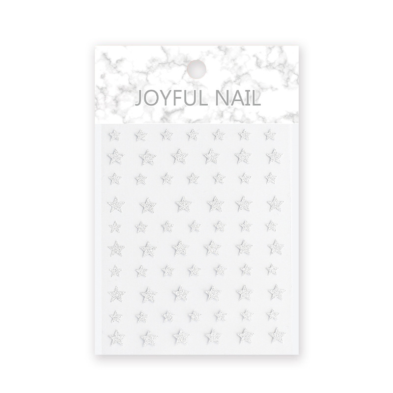 ins wind broken diamond nail art stickers love bear butterfly flame stars nail decoration relief stickers wholesale