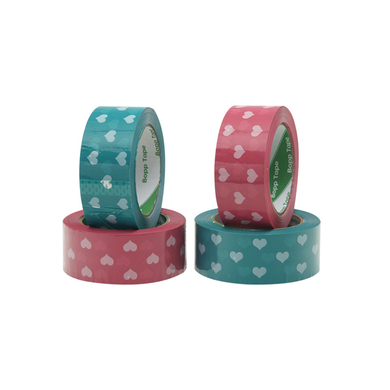 Sealing tape personality cute packaging sealing glue pink heart-shaped net red sealing tape whole box