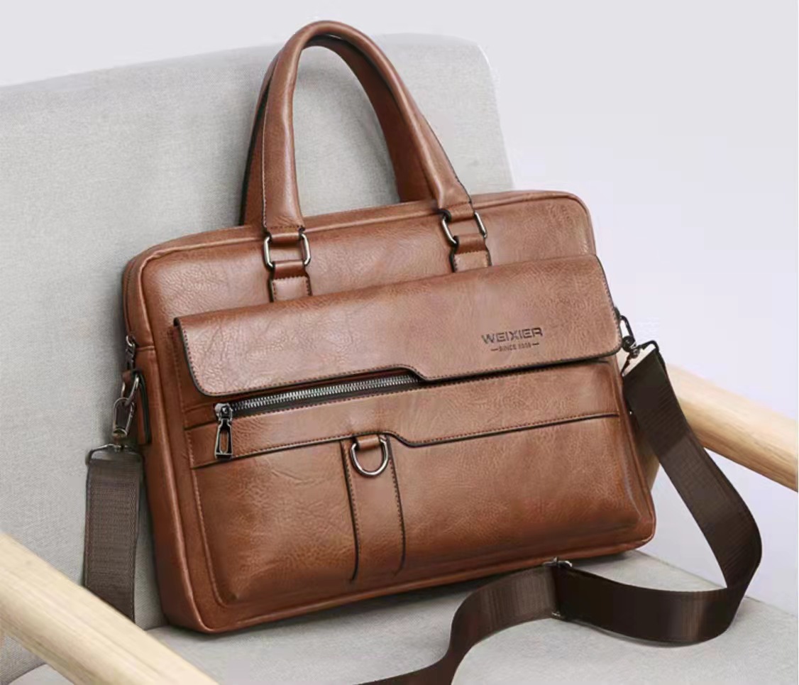 Men's Briefcase New Business Large Capacity Shoulder Bag Fashion Crossbody Bag Casual Handbag Briefcase for Men