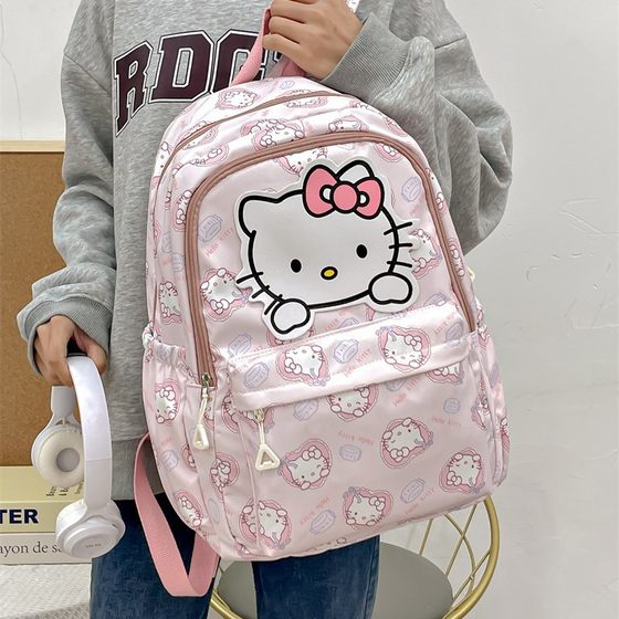 Cartoon schoolbag cartoon printing fashion junior high school students backpack large capacity backpack wholesale