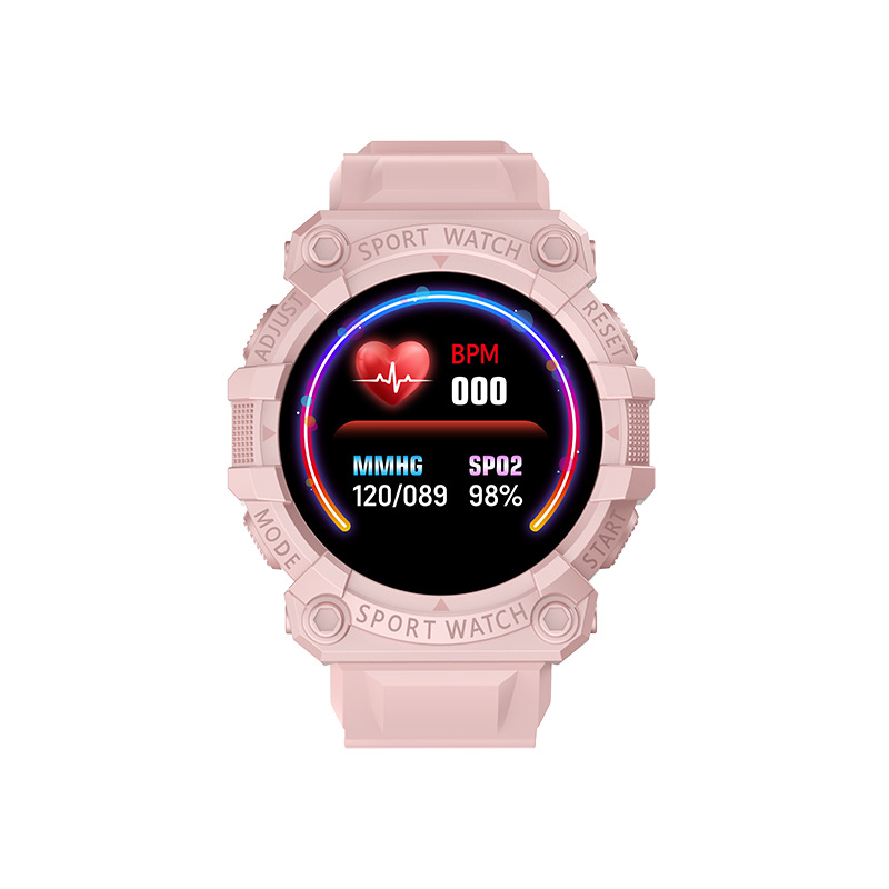 Y56 smart watch FD68S smart bracelet round screen color screen heart rate blood pressure music weather step counting exercise bracelet