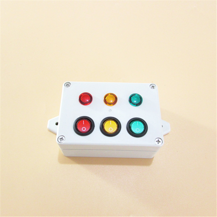 Busy board handmade diy accessories switch light square light three-color light traffic light knob light Montessori busy board