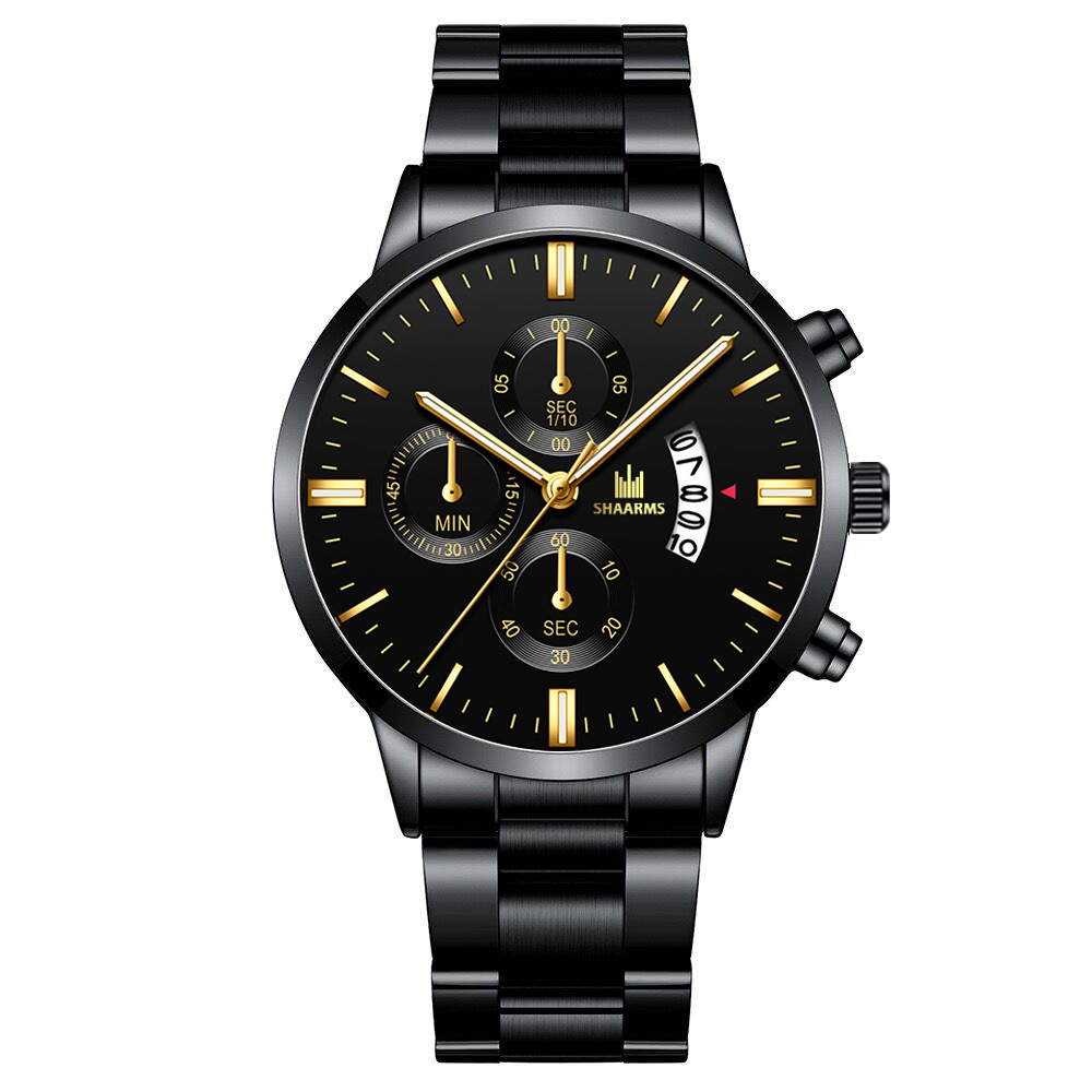 2023 New Factory Direct Supply Fashion Men's Rudder Bracelet Set Quartz Watch Simple Style Watch