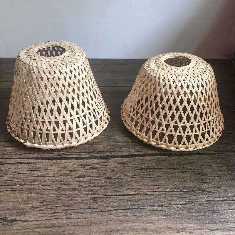 手作り国境を越えたins竹編み竹白竹製品工芸品シャンデリアランプカバー竹提灯ホテル民宿|undefined