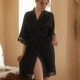 bride morning Gown Lady lace dressing gown wedding makeup bridesmaid group wedding kimono satin embroidered bathrobe