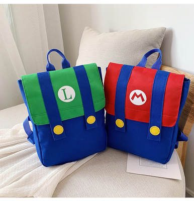 Korean version of children's shoulder bag 2023 children's new cute boys and girls children boys and girls student schoolbag a generation of hair