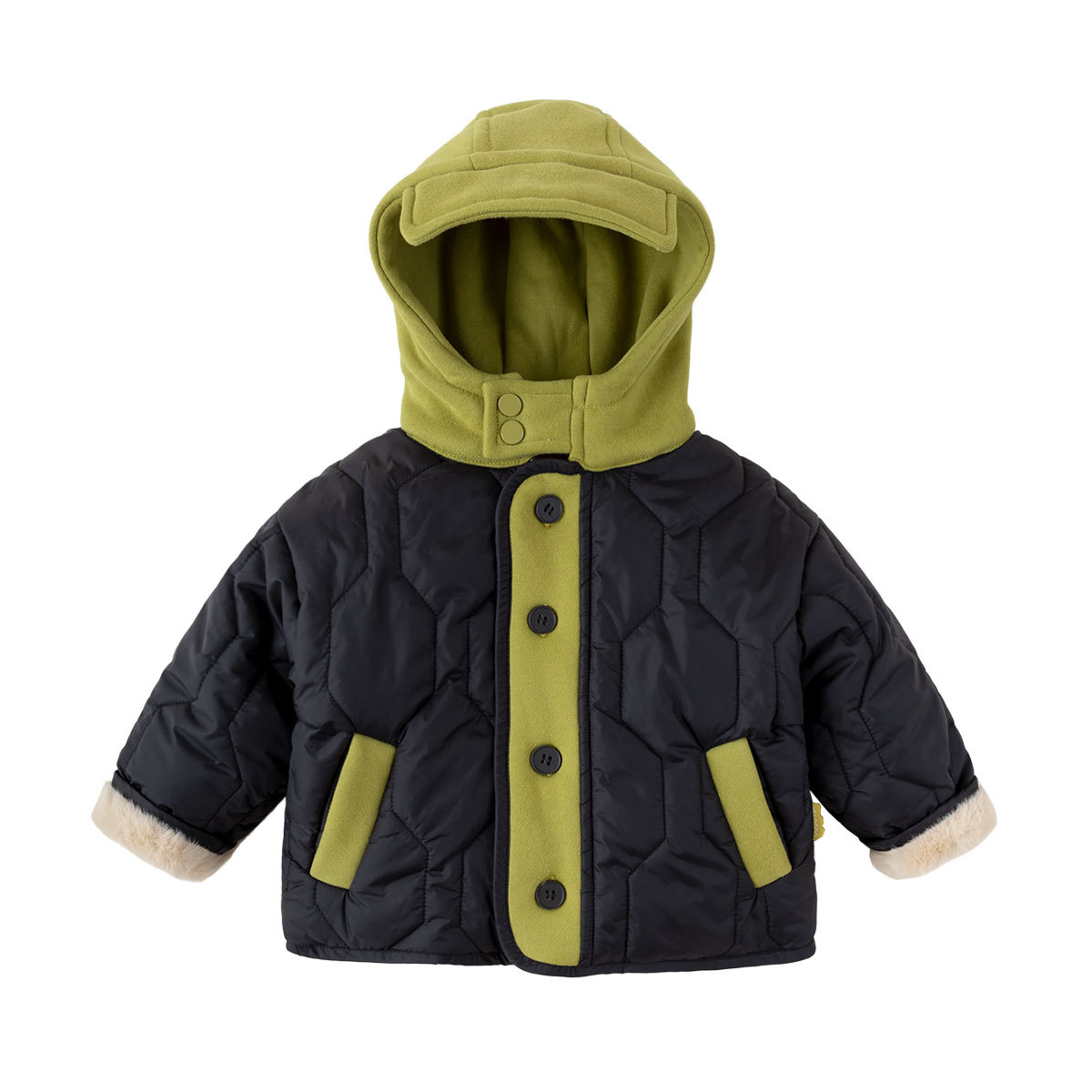 [Neck protection windproof] baby hooded cotton-padded coat Winter Children's cotton-padded coat baby clothes girls' cotton-padded coat boys' children's clothing