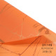 Golden marble Korean paper [vitality orange/20 sheets]; See option chart