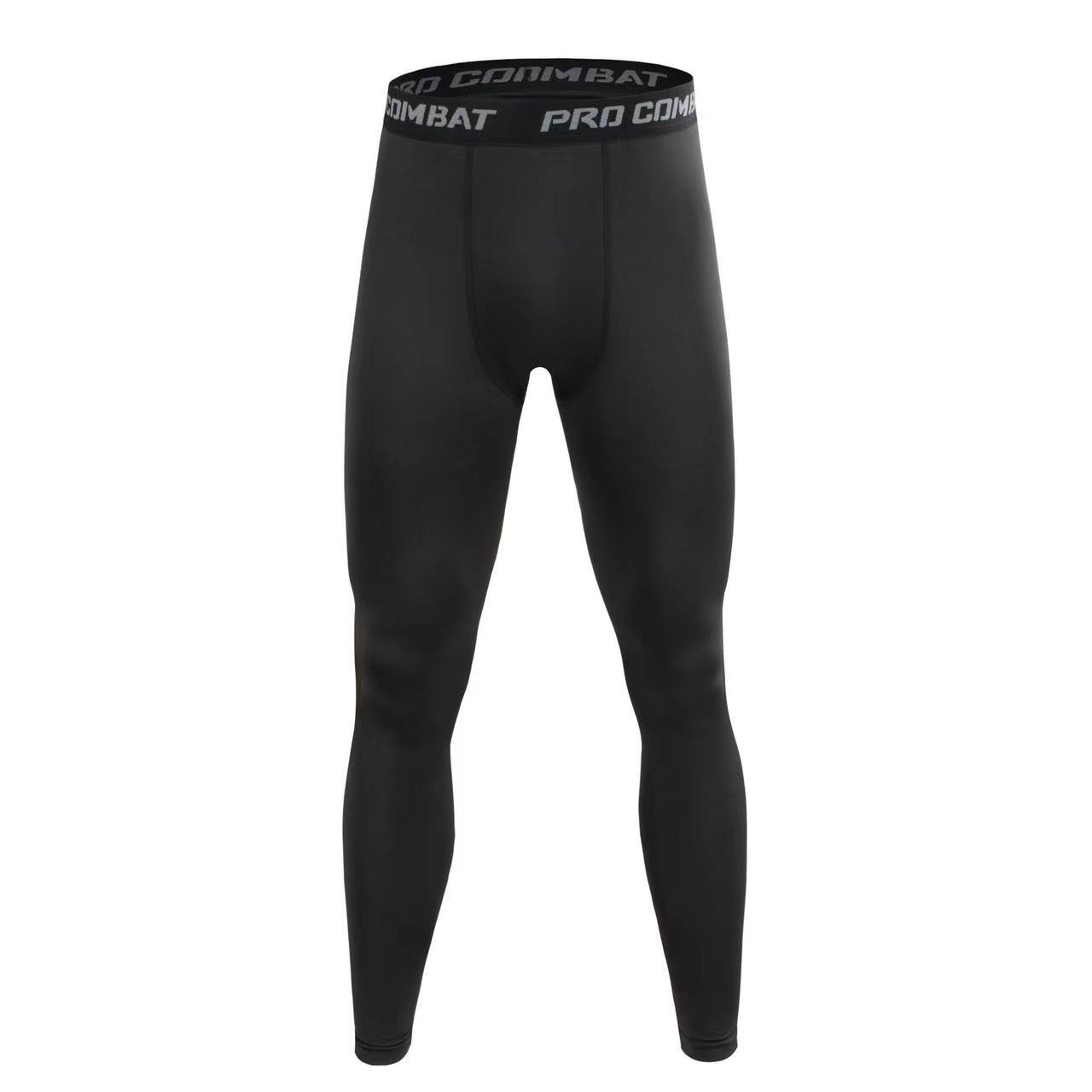 Fitness Suit Men's Sports Running Tight Quick-drying Basketball Training Suit Professional Long-sleeved Trousers Breathable Two-piece Suit