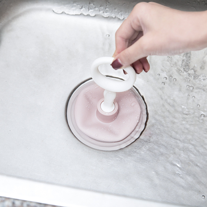 台所の水槽のパイプの皮の吸子の疎通器は下水道の道具の毛の詰まりを通してごみの皮のほこりを取り除きます。|undefined