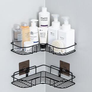 Punch-free corner storage rack bathroom tripod wash rack dormitory storage toilet bathroom wall rack