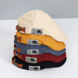 Japanese Street Fashion Anti-wearing Duckbill Hat Women's Korean-style Beret Summer and Autumn All-match Hip-hop Forward Hat Men's