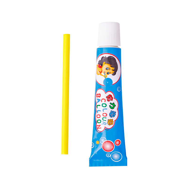 Wholesale childhood nostalgic colorful bubble gum blowing non-toxic blowing wave ball children's space balloon toy bubble stick