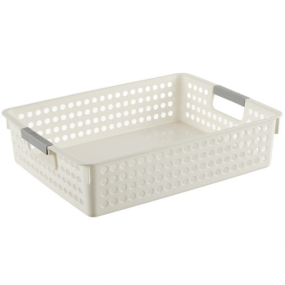 Plastic Storage Basket Wholesale Desktop Sundries Storage Box Kindergarten Toy Storage Box Kitchen Snack Storage Basket