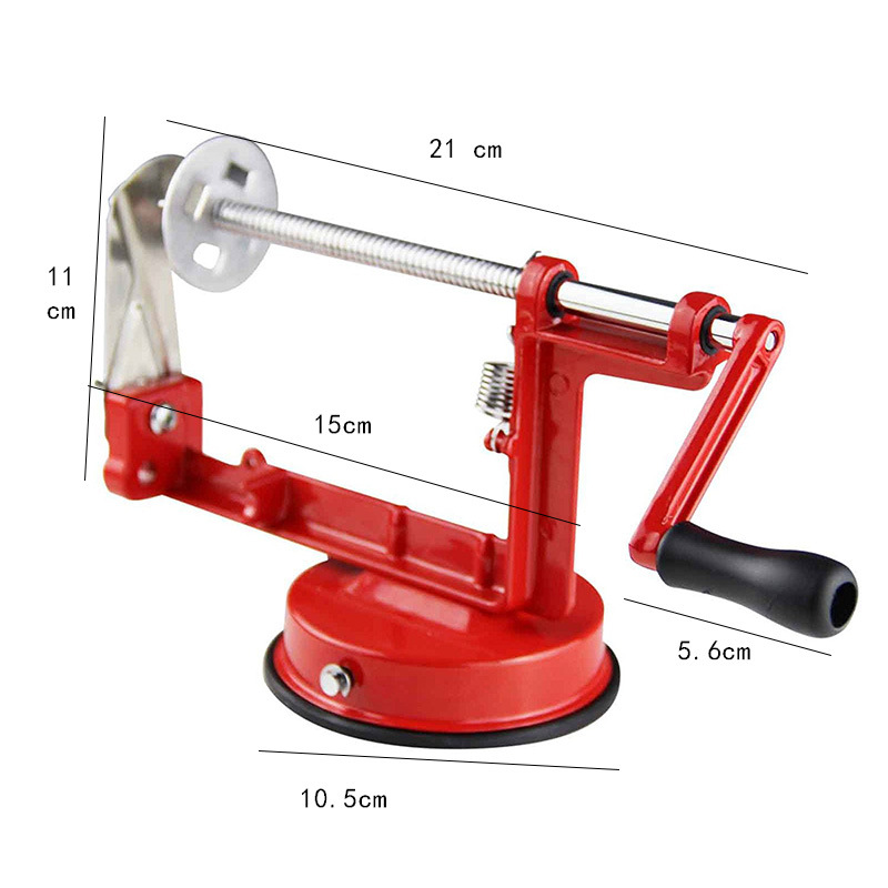 Manual rotary potato tower machine stainless steel potato spiral string rotary cutting machine cut flower type commercial office tower machine
