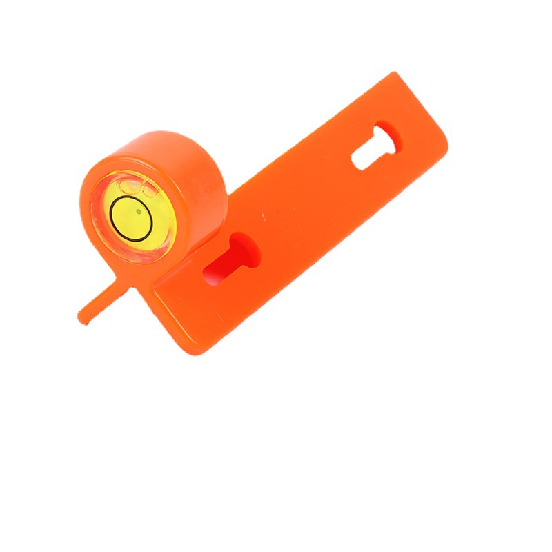 Tower ruler centering Rod horizontal bubble mapping measurement metal right angle horizontal bubble plug-in binding blister clip bubble