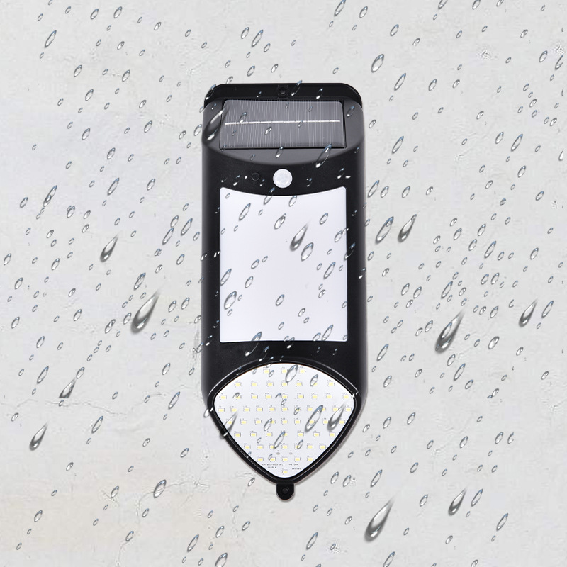 Household energy-saving outdoor solar charging human body induction lamp courtyard lamp light control lamp LED flame effect wall lamp