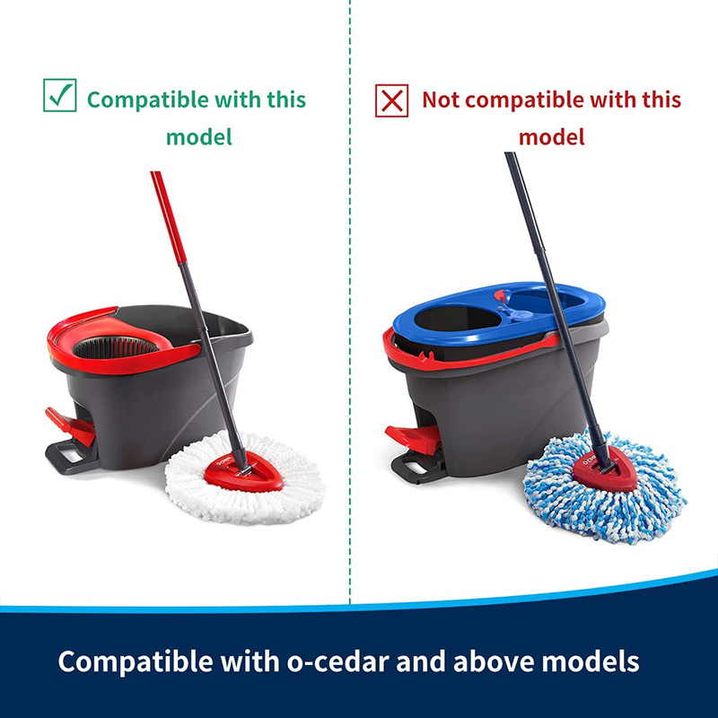 Adaptable O-Cedar Easywring rotating mop base plastic triangle plate mop head accessories