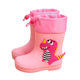 Children's Rain Boots Cute Cartoon Boys and Girls Kindergarten Baby Waterproof Shoes Overshoes Large Children's Non-slip Rain Boots Rubber Shoes