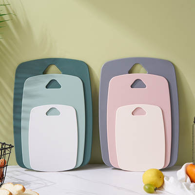 Spot Portable PP Food Supplementary Classification Plastic Cutting Board Set Double-sided Kitchen Household Cutting Board Plastic Cutting Board