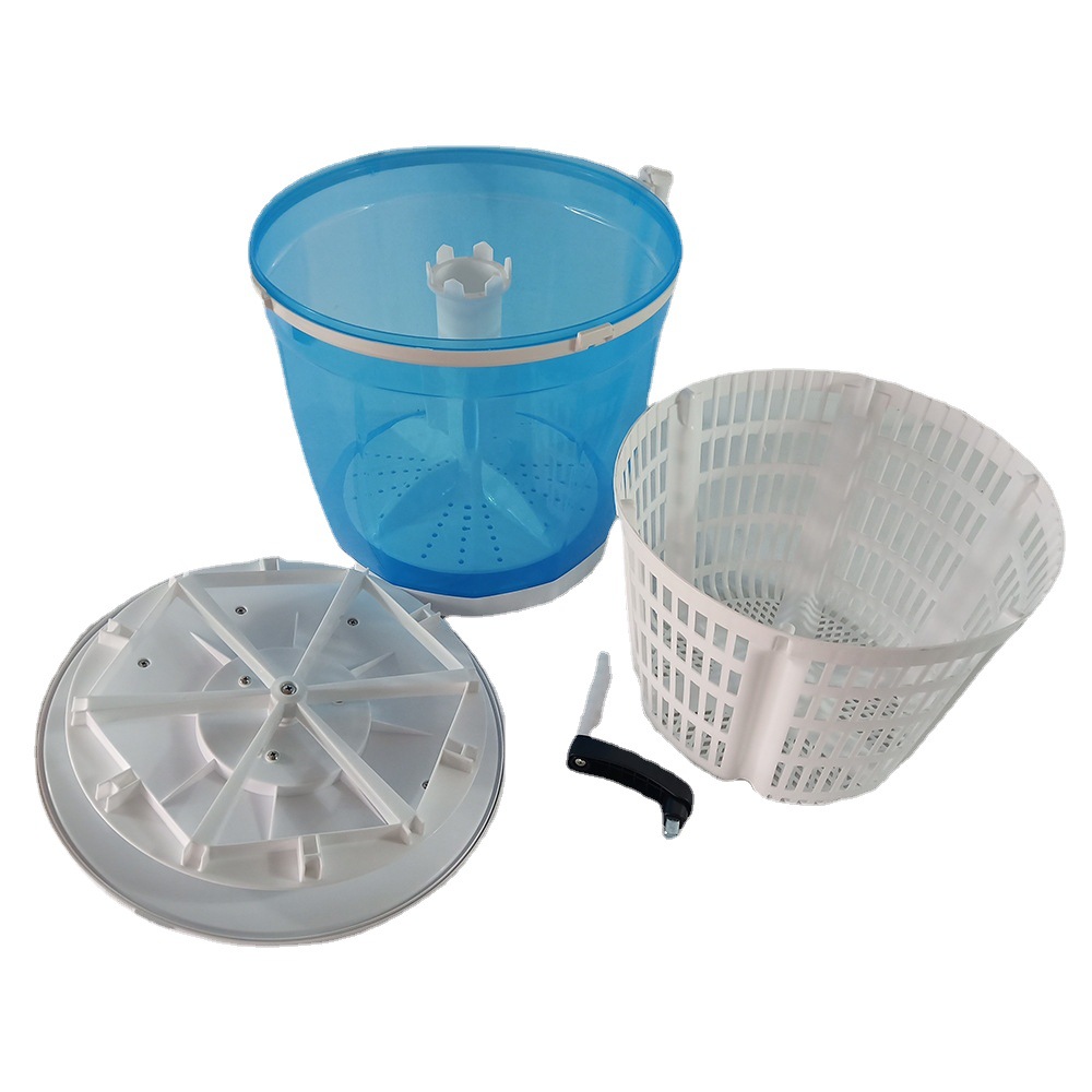 Foreign trade cross-border household outdoor hand-cranked dehydration laundry basket factory does not use electric washing machine camping manual washing offline