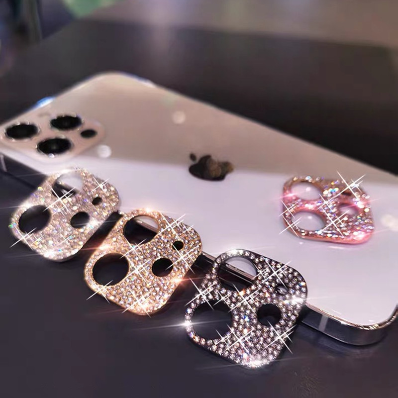 For iPhone16 flash diamond lens film Apple 15ProMax hollow rear camera ip14 metal frame film
