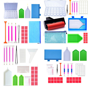 New Diamond painting kit storage tool combination Diamond painting accessories suit Diamond painting point drill pen