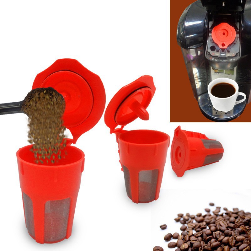 capacity cup k cup coffee filter cup drip keurig refill capsule shell