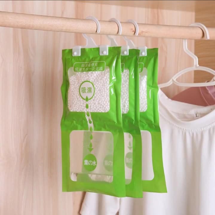 Dehumidification Bag Desiccant Moisture-proof Mildew-proof Bag Student Dormitory Moisture Absorption Box Household Wardrobe Hangable Moisture Absorption Artifact