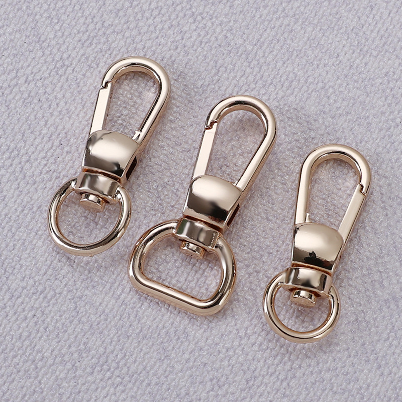 Spot wholesale luggage accessories door buckle hook plate buckle key ring Jewelry pendant buckle color multi-specification full