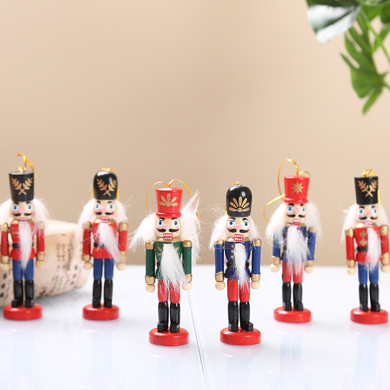 European Christmas Nutcracker Soldier Doll Creative Home Bookcase Wine Cabinet Bar Desktop Decoration Ornaments Wholesale