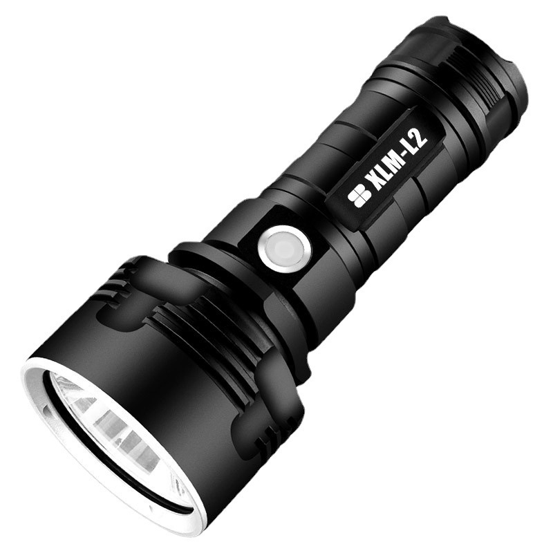 P70 strong long-shot flashlight rechargeable super bright aluminum alloy fixed focus led multi-function outdoor Patrol flashlight