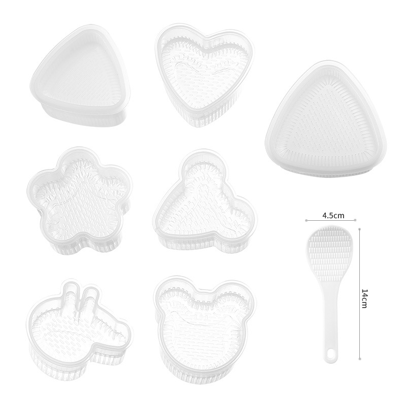 创意卡通造型三角饭团模具 家用儿童米饭便当模 DIY海苔寿司模具