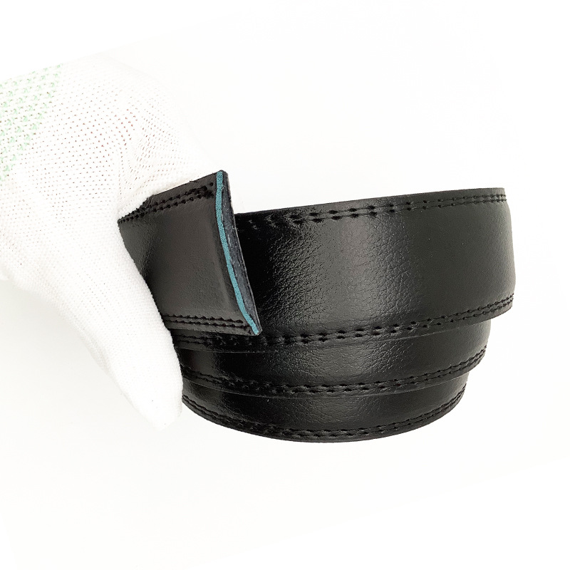 Belt Men's PU Automatic Buckle Youth Belt Men's Non-standard Logo Middle-aged Men's Business Belt All-match