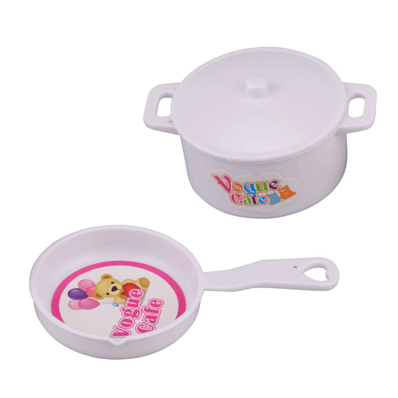 Play House kitchen toy mini tableware 25 pieces suit children's interest simulation DIY creative tableware cross-border