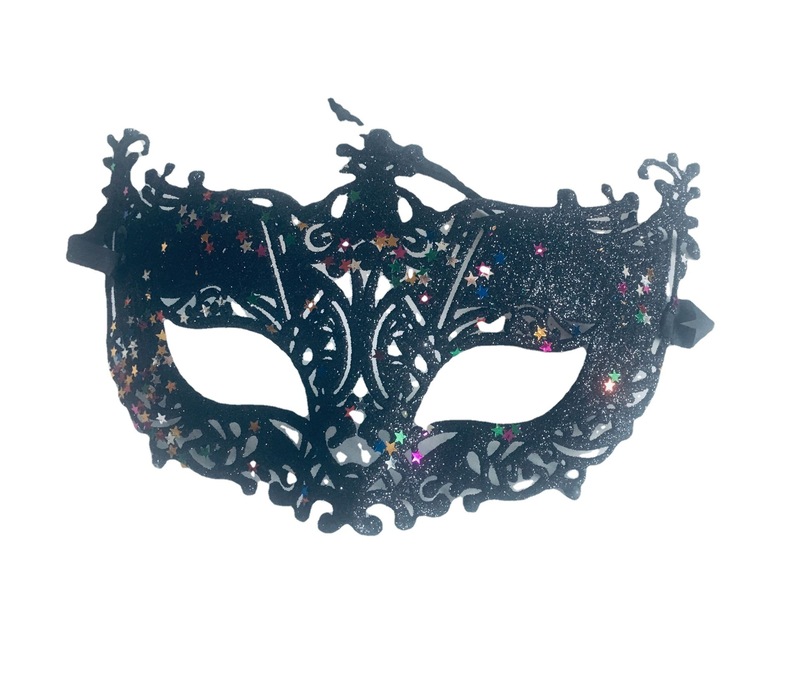 ハロウィーンクリスマス舞踏会カーニバル金粉抜きキツネプラスチック化粧マスク半顔ベニスマスク|undefined