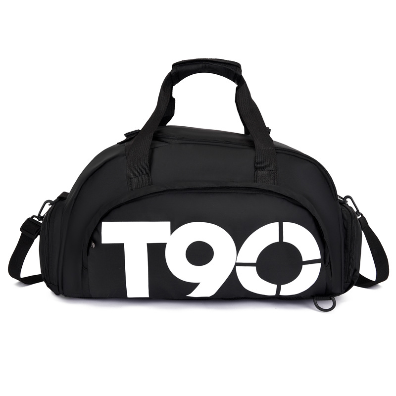 T90 Short Distance Sports Fitness Bag Dry and Wet Separate Travel Bag Foldable Multifunctional Outdoor Luggage Storage Bag