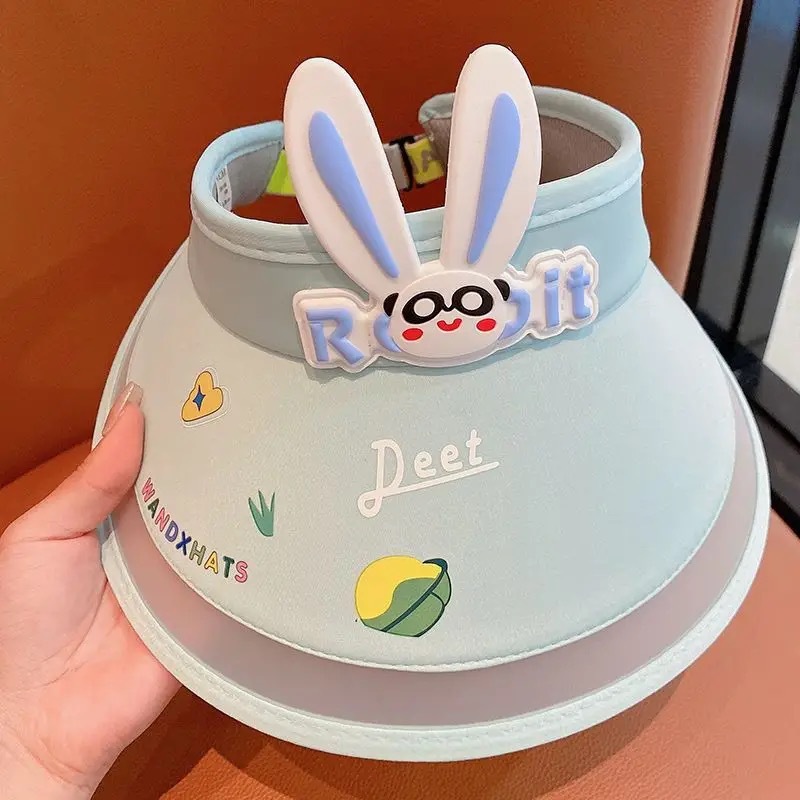Chapeau de protection solaire pour enfants, prix d'usine, vente directe, chapeau d'été vide, protection UV, chapeau de soleil pour bébé, chapeau de soleil respirant, dessin animé_voghion.com
