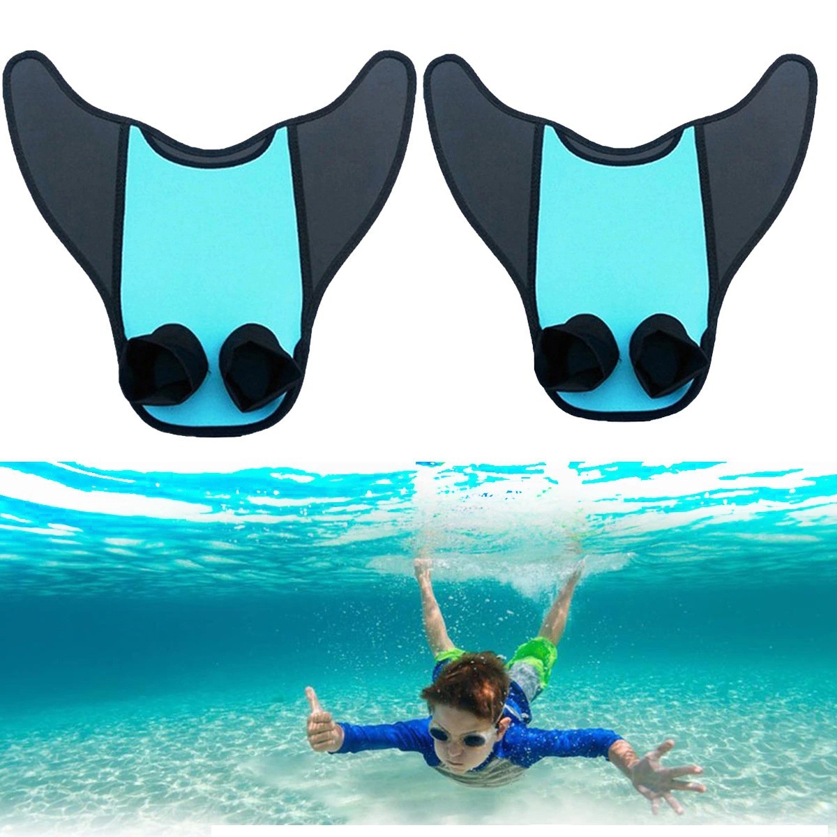 Supply new fashion mermaid flippers creative snorkeling flippers frog shoes water sports products manufacturers wholesale