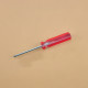 5*75 transparent red and white cross